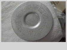 Arthur Armour hammered aluminum tray zodiac vintage 14" Art Moderne