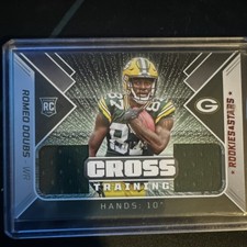 2022 Panini Rookies & Stars Cross Training Romeo Doubs Rookie CT-RD Packers NFL