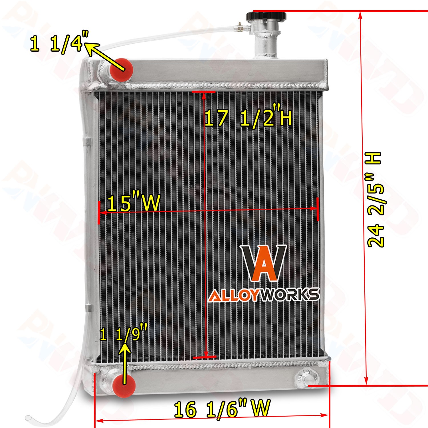 31152 3Row Radiator For Lincoln Welder Miscellaneous Ranger 250 305D Vantage 300