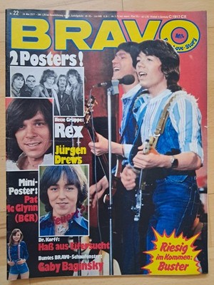 BRAVO Nr.22 vom 18.5.1977 Cliff Richard, Amanda Lear, Buster, Jürgen Drews...