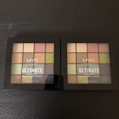 2 X Nyx Professional Makeup Ultimate Shadow Palette,Ultimate utopia, 16 Poids ea