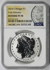 2024-S Morgan Dollar $1 Reverse PF 70 NGC Early Releases