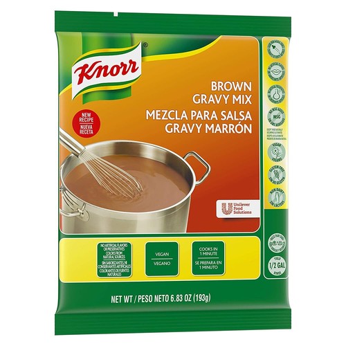 Knorr Professional™ Brown Gravy Mix Vegan, Gluten Free, 6.83 oz, Pack of 2 - Picture 2 of 8