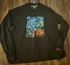 JK Industries Hook-Ups Akira Neo Tokyo Kaneda Long Sleeve Shirt Black Large RARE