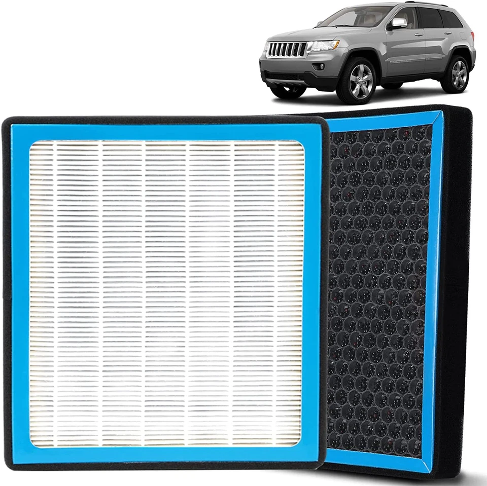 Filtro de aire de cabina HEPA 6040C para Jeep Grand Cherokee 2011-2021 Foto 3 de 4