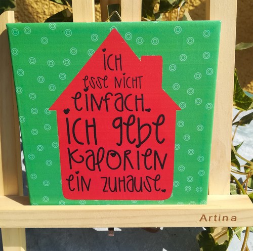 Dekofliese Wandbild Bildfliese lustiger Spruch (096DP) Geschenkidee Fliese - Picture 2 of 2