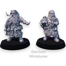 Questing Dwarf Brothers X2 - 28mm Fantasy Wargames  Diorama Miniatures