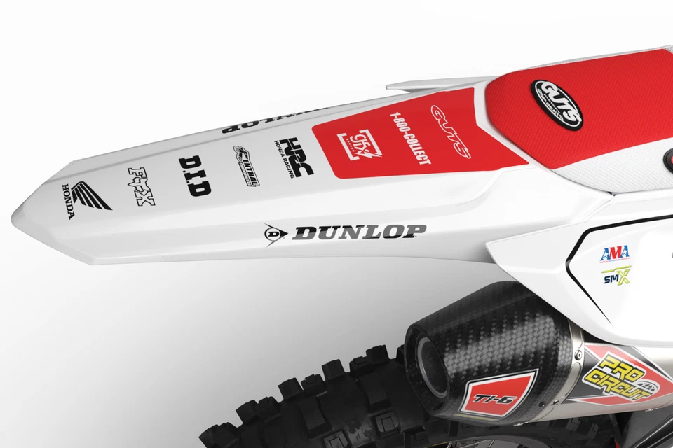 HONDA CRF250R (2025) CRF450R (2025) Kit gráfico calcomanías CRF Foto 4 de 4