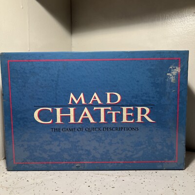 NOS Mad Chatter Game Of Quick Descriptions Sealed Box 1993