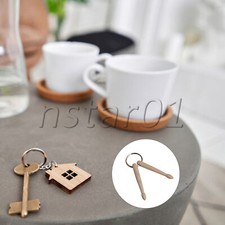 Mini Drumsticks Drum Key Keychain Decoration Keyrings 3.54x1.37inch Set of 20