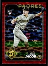 2024 Topps update red foil #US66 Alek Jacob #'d 39/199 RC *Free Shipping*