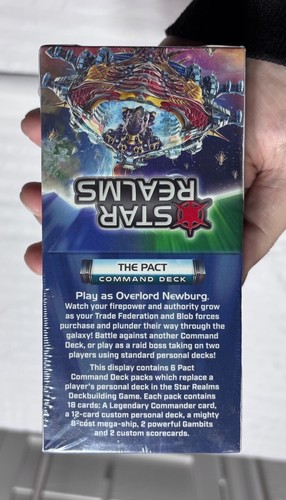 6 Pack Star Realms The Pact Command Deck 18 Card Booster Packs White Wizard - Picture 2 of 8