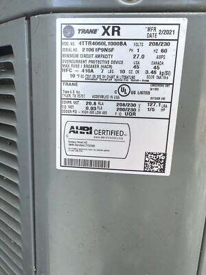 Trane XR 13 SEER Ton Air Conditioner