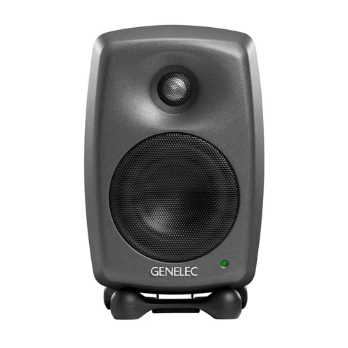 شاشة استوديو نشطة مدمجة 8020D من Genelec - رمادي غامق