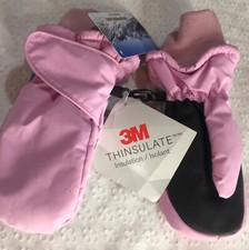 3M Youth Girls Mittens Pink 5  Hands Or Smaller Medium Gloves New NWT