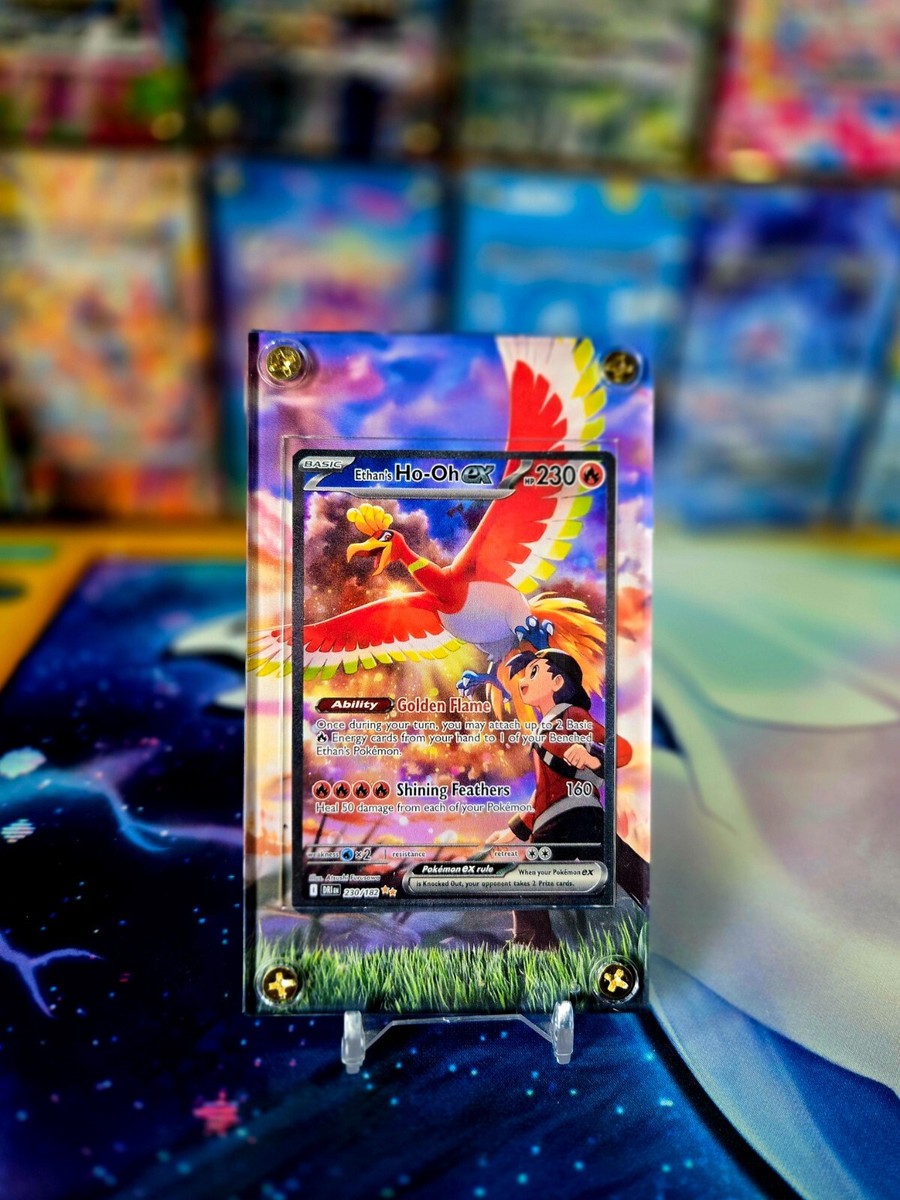 e vs 鋼　ホロ　キラ　まとめ売り Pokemon Ethan's Ho-Oh ex 230/182 SIR Destined Rivals