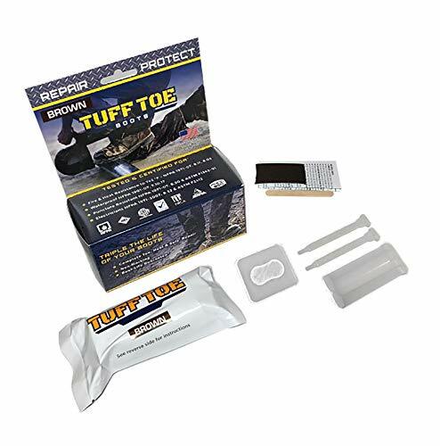 TUFF TOE Original Formula Work Boot Toe Guard Protection (Brown, Black, or  Tan)