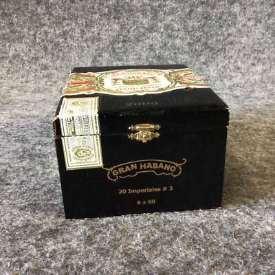 Gran Habano 2009 Wooden Cigar Box Used