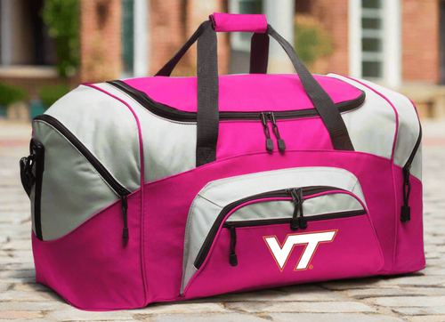 Virginia Tech Hokies Duffel Bag – Gym, Travel & Soft-Sided Suitcase Gear Bag - Picture 12 of 17