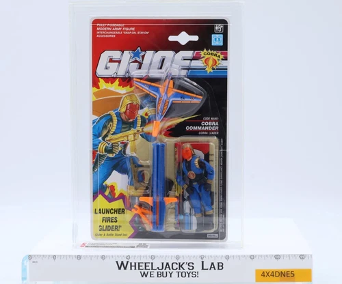 Cobra Commander CAS GRADED 85 85/90/90 UK GI Joe 30-Back 1991 Hasbro NEW SEALED
