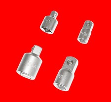 4 tlg. Stecknuss Adapter Set Ratschen Übergang Reduzierung 1/4" - 3/8" - 1/2"