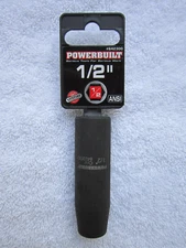 PowerBuilt - (Size: 1/2") 6-Point Deep Impact Socket [1/2 Inch Drive] **NEW**