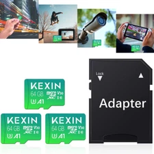 3/5/10 Pack 64 GB Micro SD Card U3 MicroSDXC UHS-I C10 Memory Cards TF Card LOT