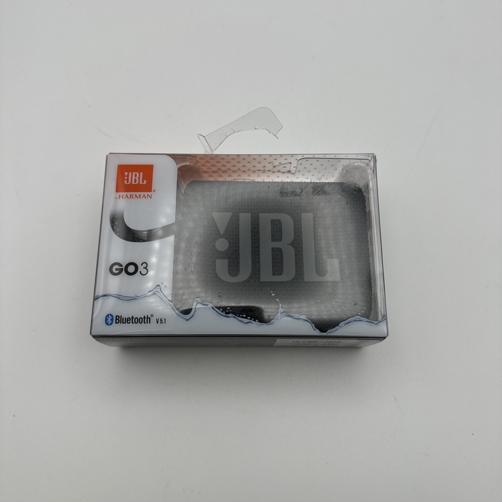JBL Go 3 Portable Waterproof Speaker - Black-image