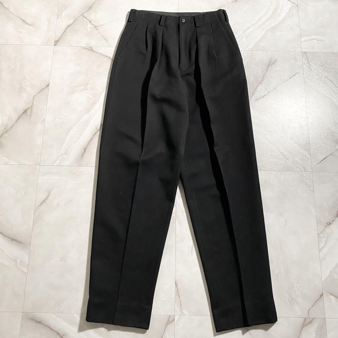 【関税込み】SIR ブラック Enes トラウザーズ 90s Y's for men 2tuck Trousers