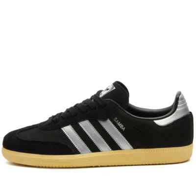 Adidas Samba OG Schwarz Silber Gelb 2024 Größe UK 3 4 5 6 7 8 9 10 US IE8128 Sale