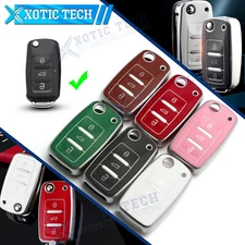 TPU Remote Fob Key Case Cover Shell For VW Jetta GTI Golf Passat MK6 Beetle Polo
