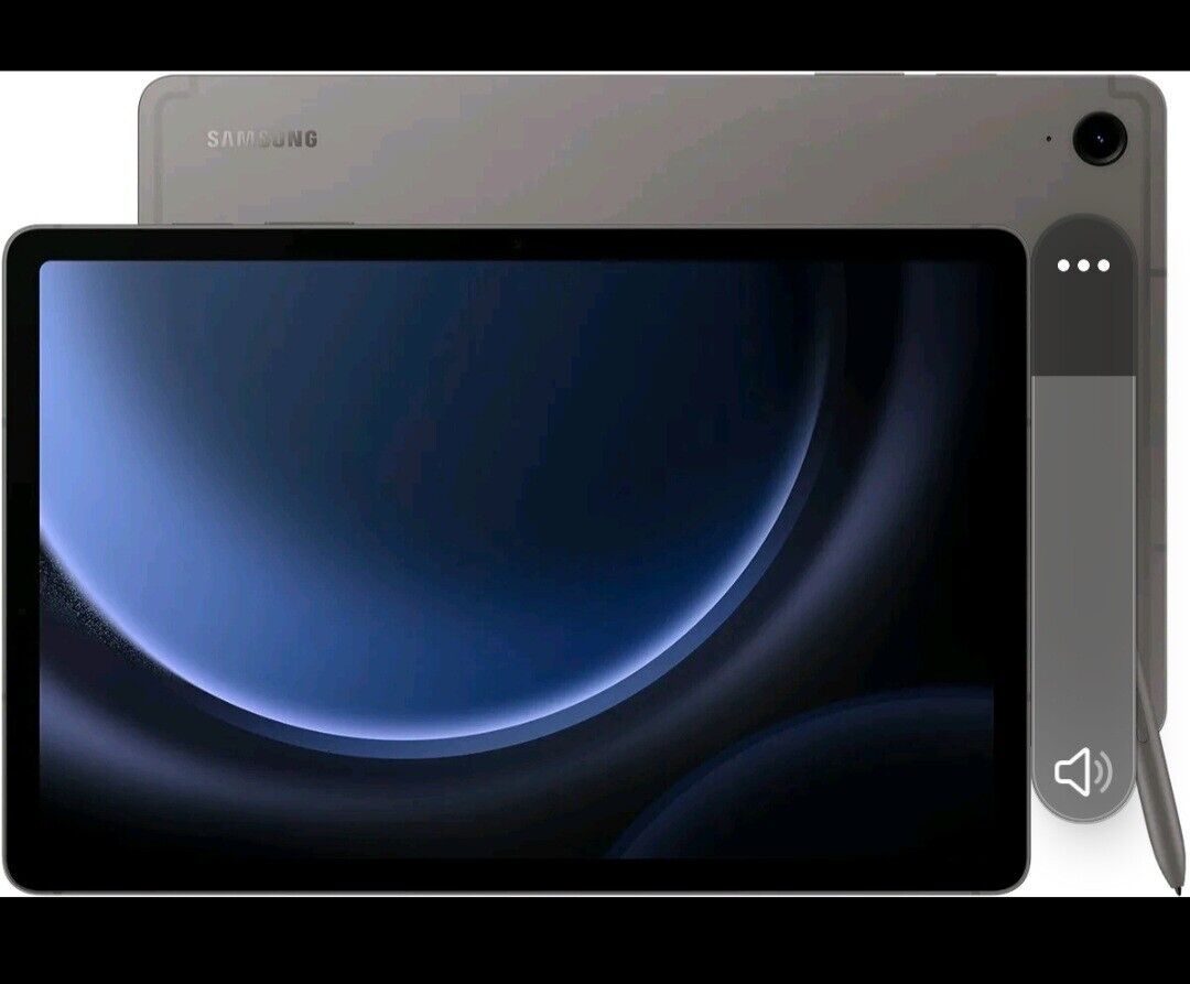 Samsung Galaxy Tab S9 FE SM-X518U 128GB, Wi-Fi 10.9"- Gray And 256 Gb SD In Slot
