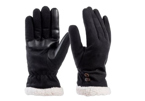 Spider Stretch Fleece Glove With Touch Finger Tips Women's Size: L