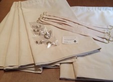 Camper Van Curtain Set,VW Cream Both Sides T3/T25,Blackout/Thermal/Magnets