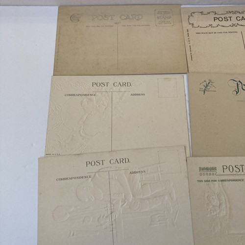 Antique Unused Postcards Lot 20 Christmas & New Years Some Embossed Early 1900s - Picture 16 of 24