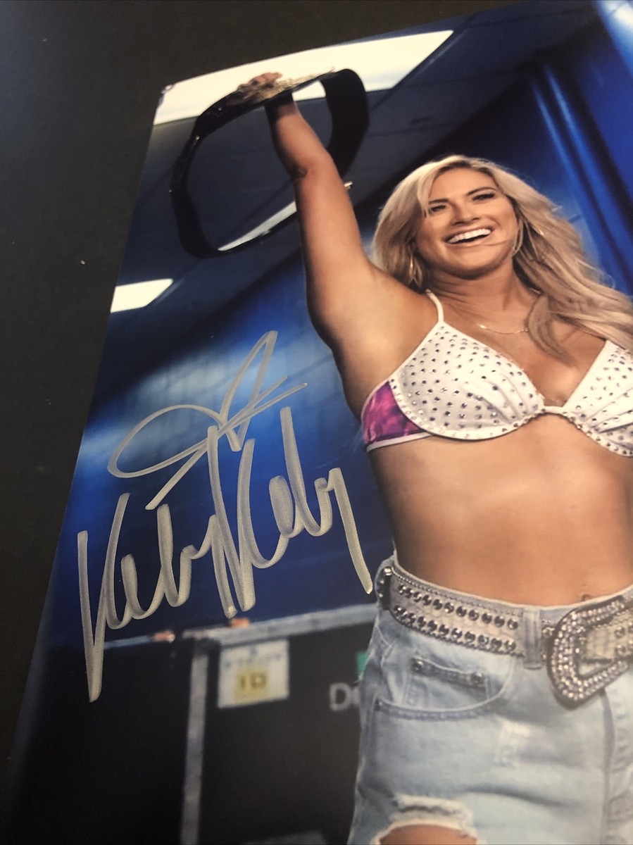 JSA BARBIE BLANK aka KELLY KELLY AUTOGRAPHED 8x10 SIGNED PHOTO WWE
