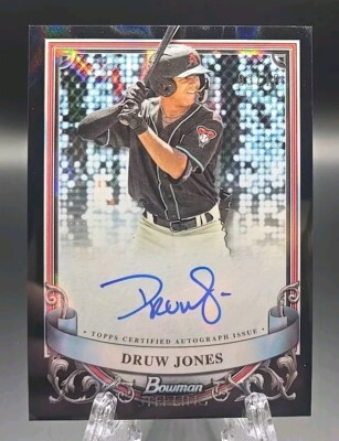 2024 Bowman Sterling Black Lava Druw Jones /10 PA-DJ Arizona Diamondbacks