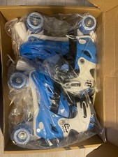 Metroller Roller Skates Youth Size Large 4-7 Adjustable Blue Wheels Light Up New