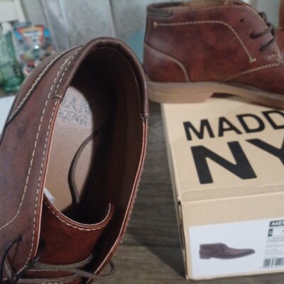 New Madden Adam Dress Boot NYC Cognac Men\'s Shoes Size 9 Madden NYC Men main image 4