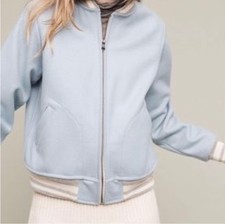 Gloverall Bomber Jacket 80% Wool, S, Blue