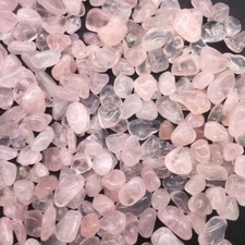 Natural Pink/Rose Quartz Crystal Chips Tumbled Stone Healing Decorate Reiki 100g