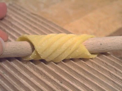 Garganelli Gnocchi Profesional Máquina de Pasta Paleta de Madera Tabla de Cresta Inclinada Foto 4 de 4