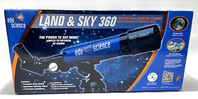 EDU Science Land & Sky 360 50-360 Telescope from Toy-R-Us New Open Box