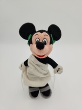 Disney Mickey Mouse Toga Bean Bag Plush Greek 10" Vintage 1990s Disney World