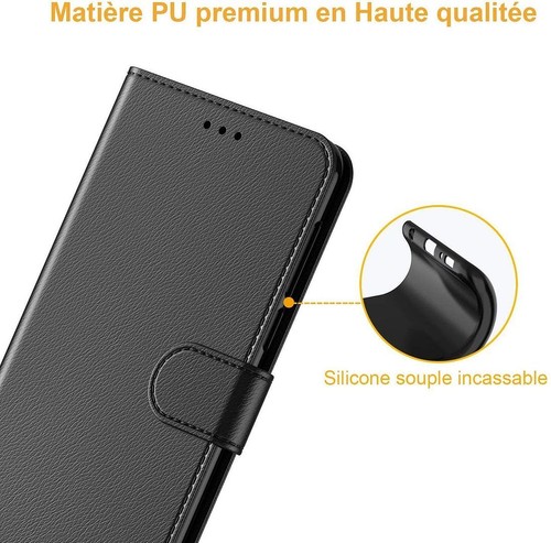 Coque Flip pour Samsung A03s A02s A12 A22 A20e A41 A42 A50 A51 A52 A53 A71 A73 - Imagen 7 de 10