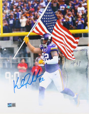 KYLE RUDOLPH Signed Minnesota Vikings 11x14 Photo (Total Sports Enterprises)