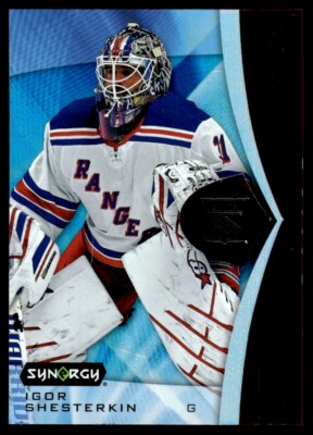 Igor Shesterkin Bounty Red 2023-24 Upper Deck Synergy #55 New York Rangers