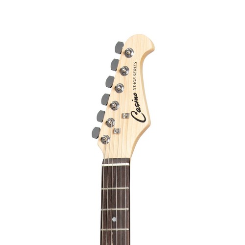 New Casino ST-Style 3/4 Short Scale Strat Beginner Electric Guitar Set (Red) - Picture 7 of 8