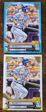 2022 Gypsy Queen Jeff Mcneil Blue Indigo Parallel #75/150 & Base Card