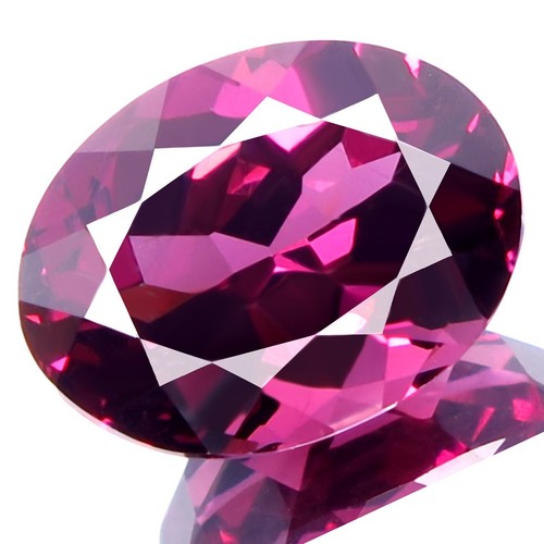 3.09ct SPARKLING NATURAL TOP 5A+ MAGENTA PINK RHODOLITE GARNET PRECISION CUT! - Picture 2 of 7